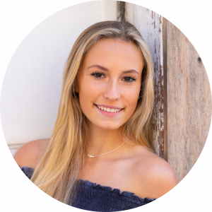 A headshot of Katelyn Abel. She is looking into the camera and is smiling